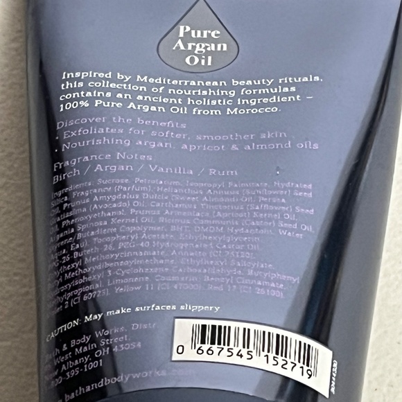 Bath & Body Works Birch & Argan Pure Argan Oil Sugar Scrub 8oz New Sealed - Picture 5 of 9